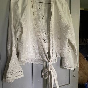Spell Damsel Lace Top Blouse Jacket Small Medium